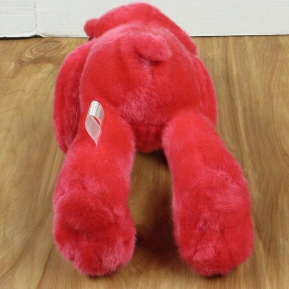 SUGAR LOAF‎ TOYS Fuchsia Pink Classic Teddy Bear Kiss Me Plush Plaid Heart 18" - Picture 10 of 14